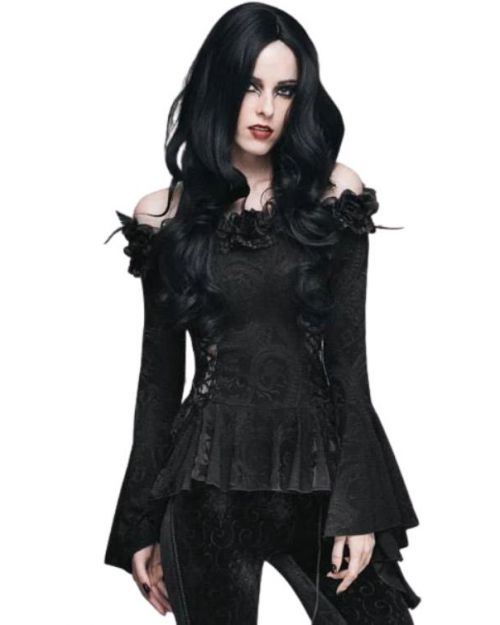Embellished Gothic Punk Top