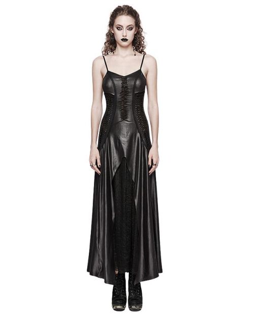 Eremitic PU Slip Dress