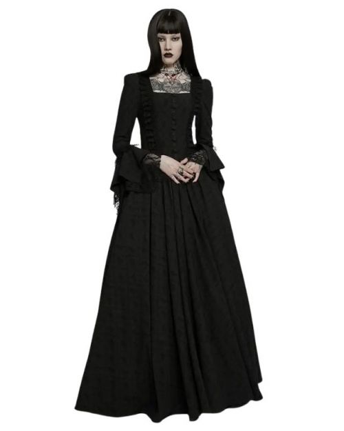 Gothic Thorn Rose Gown