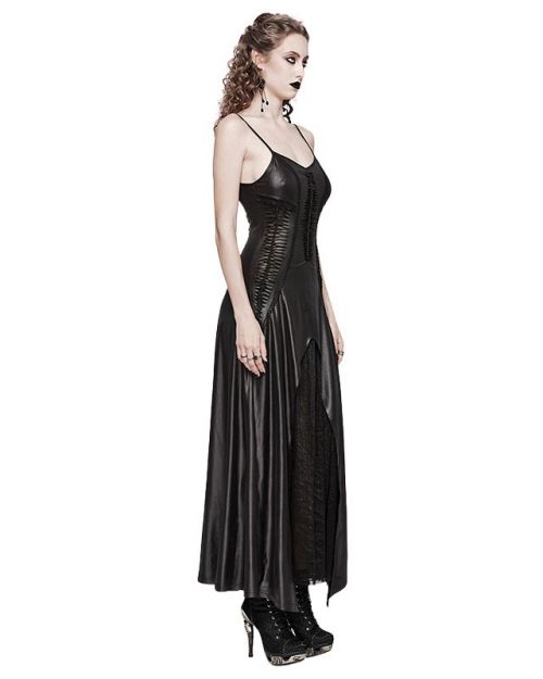 Eremitic PU Slip Dress
