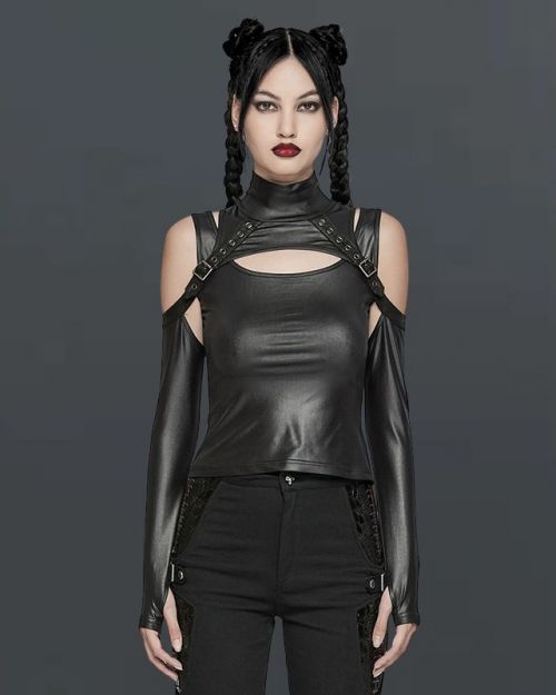 Elastic Rubberized Knitted Fabric Punk