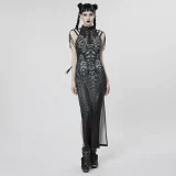 punk-rave-women-s-gothic-strappy-side-slit-dress-with-chain-31846031261811