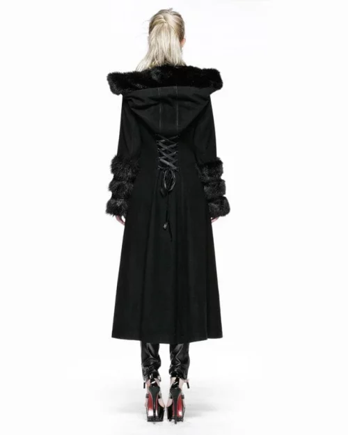 Gothic Women’s Hooded Overcoat